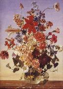 Franz Wolf Summer Bouquet oil painting on canvas